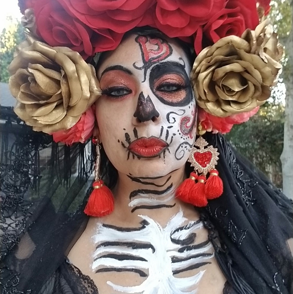 DAY OF THE DEAD HEADPIECE